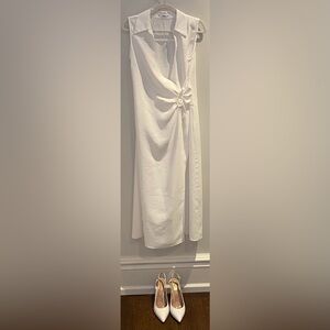 Mango White summer dress